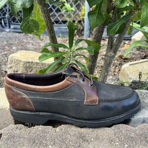 Allen Edmonds Leather Brown Vibram Soles Two Tone 10.5D 33259